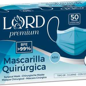 Protisa Lord Premium Caja mascarillas 50 azul