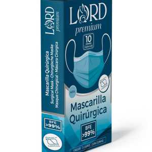 Protisa Lord Premium Caja mascarillas 10 azul